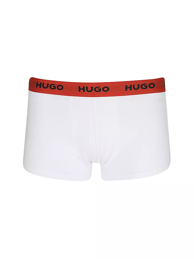 HUGO | Pantaloni confezione da 3 nero grigio bianco | Bianco