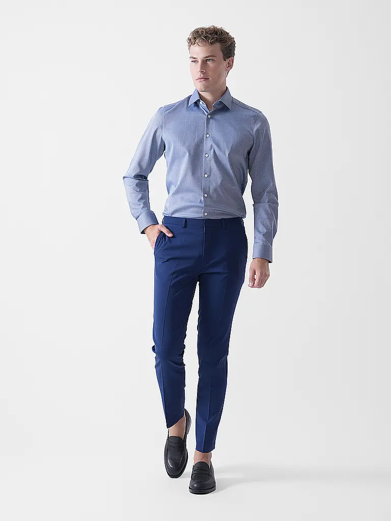 HUGO | Pantaloni da abito extra slim fit HESTEN253X | Blu