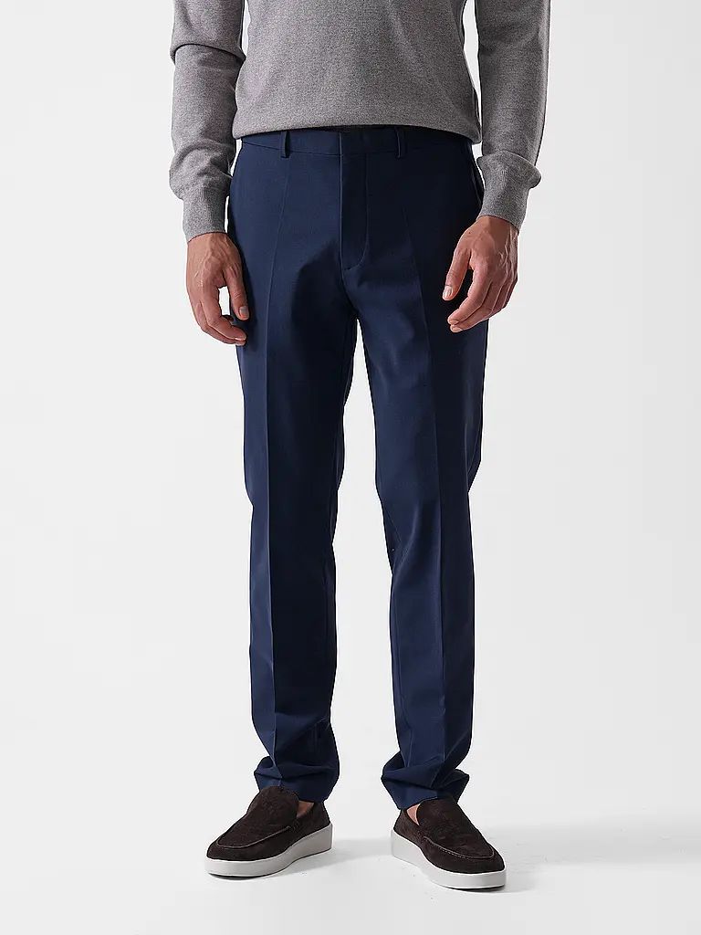 HUGO | Pantaloni da abito Extra Slim Fit HESTEN253X | Blu scuro