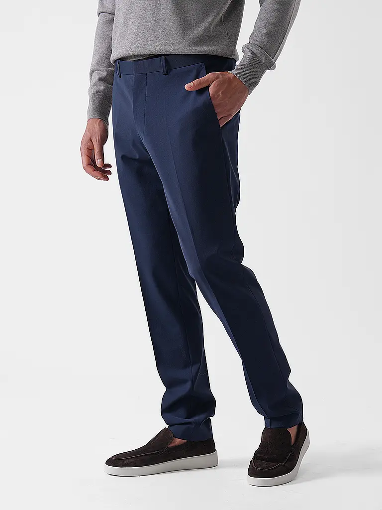 HUGO | Pantaloni da abito Extra Slim Fit HESTEN253X | Blu scuro