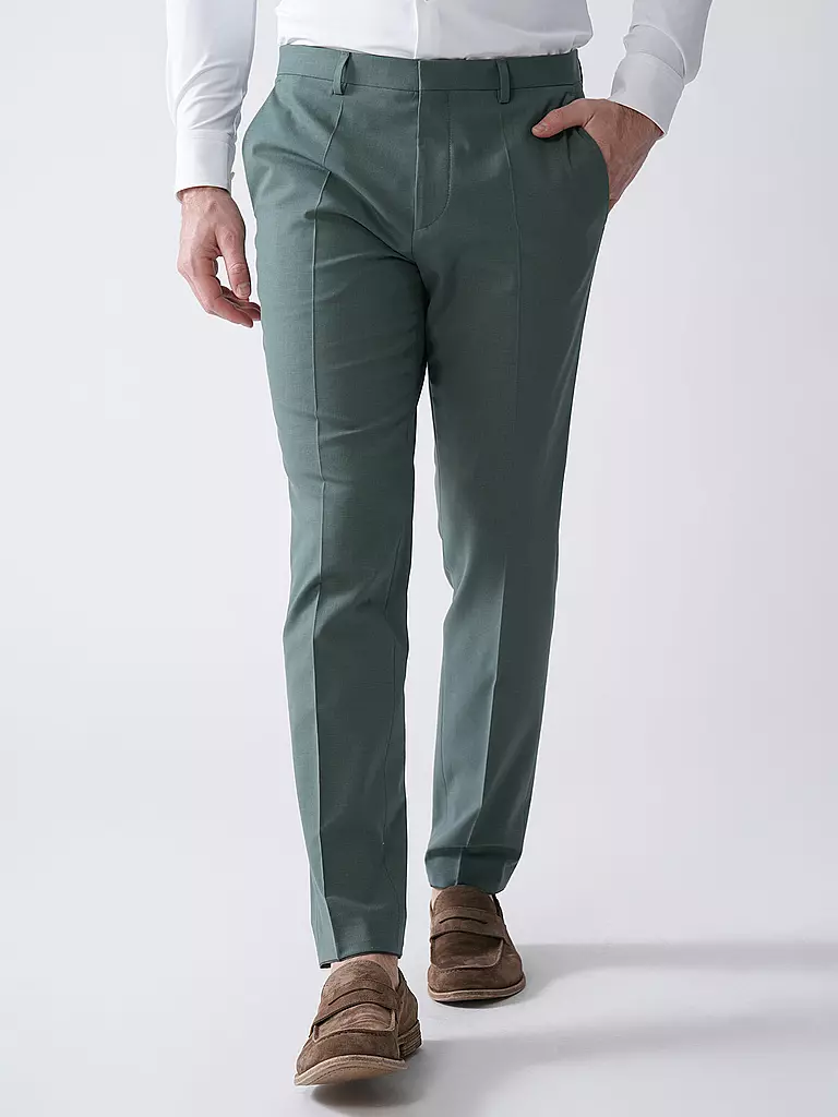 HUGO | Pantaloni da abito extra slim fit | Verde