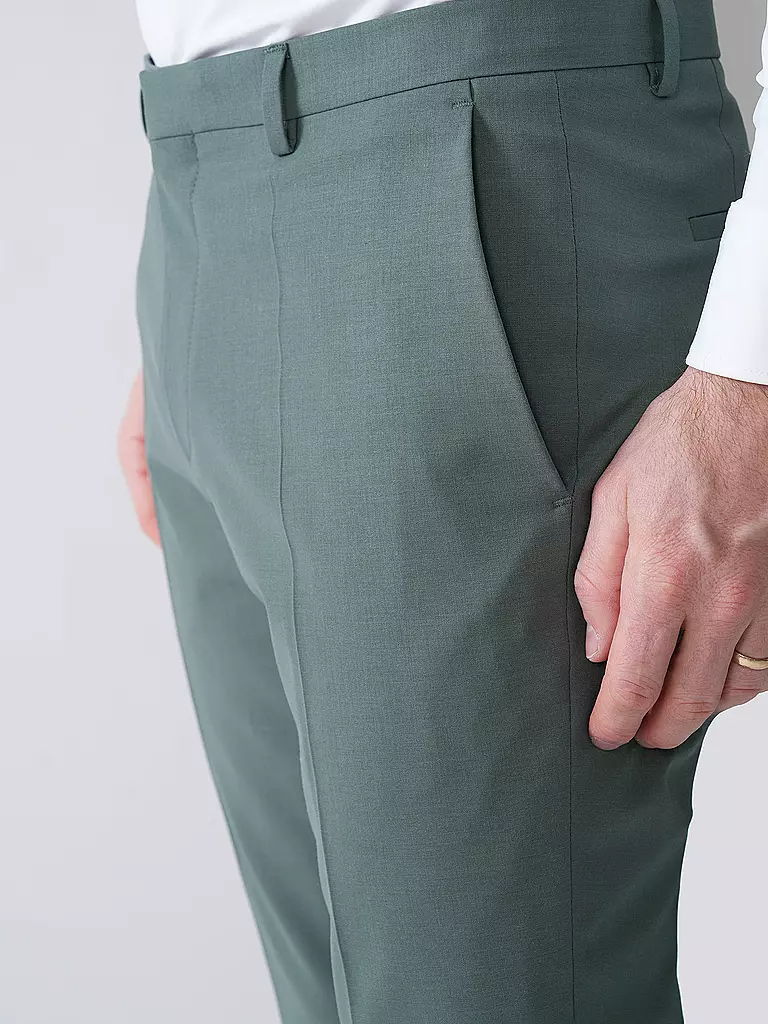 HUGO | Pantaloni da abito extra slim fit | Verde