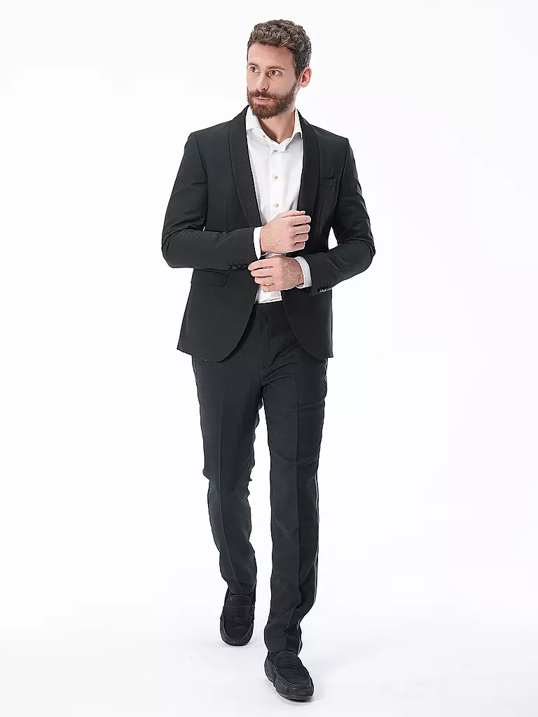 HUGO | Pantaloni da abito GETLIN | Blu scuro