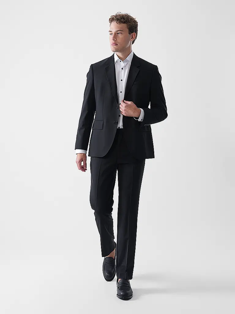 HUGO | Pantaloni da abito Modern Fit TOM253X | Nero