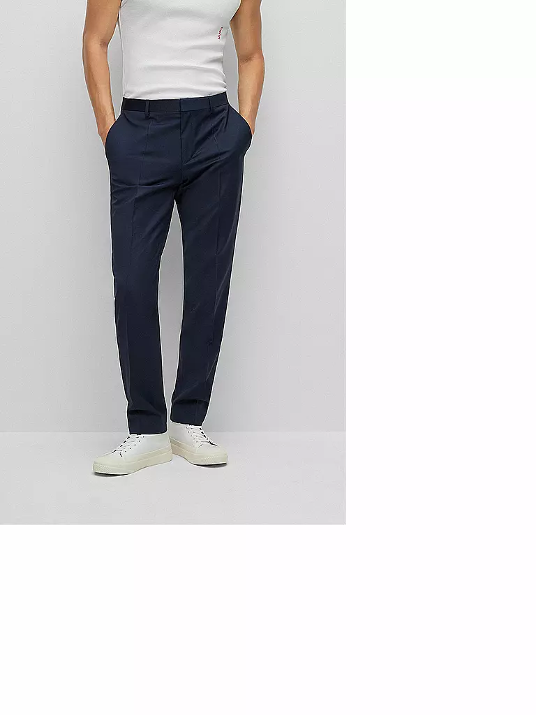 HUGO | Pantaloni da abito slim fit GENTLIN | 