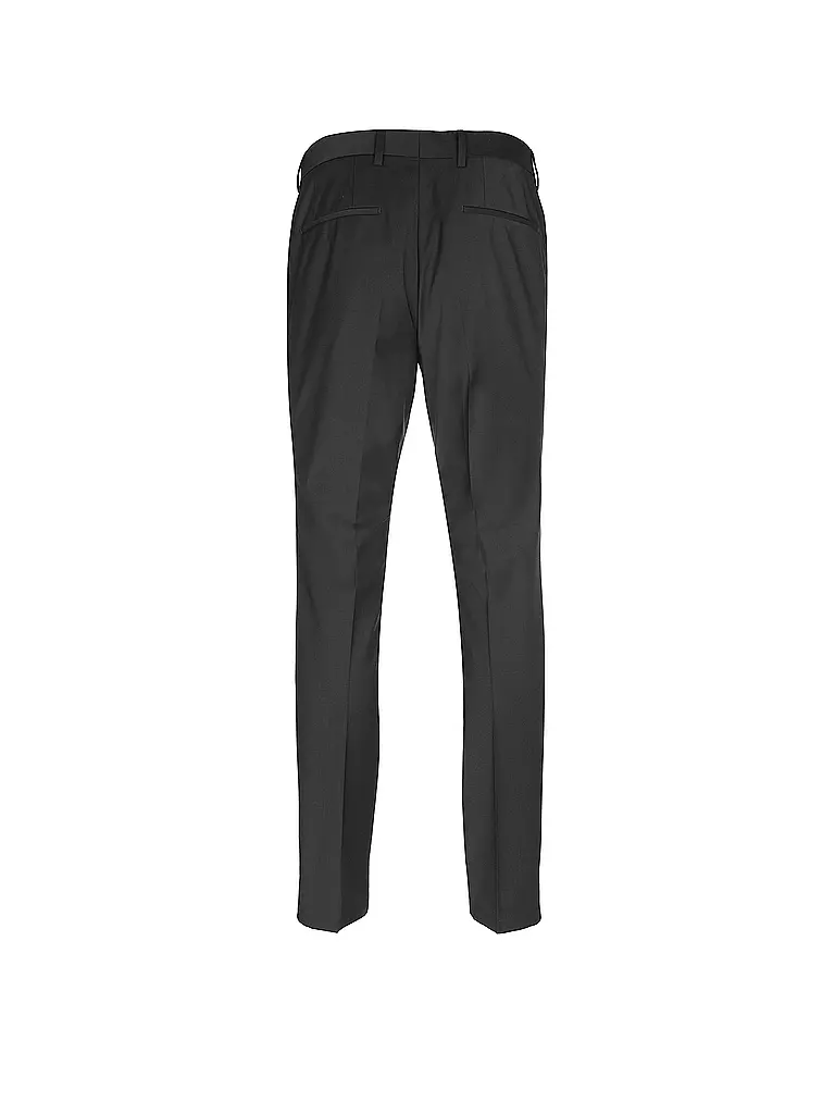 HUGO | Pantaloni da abito slim fit GETLINM204X | Nero