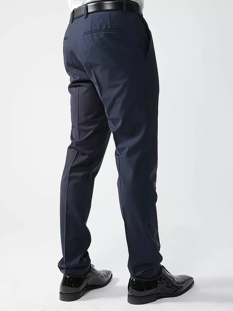 HUGO | Pantaloni da abito slim fit | Blu scuro