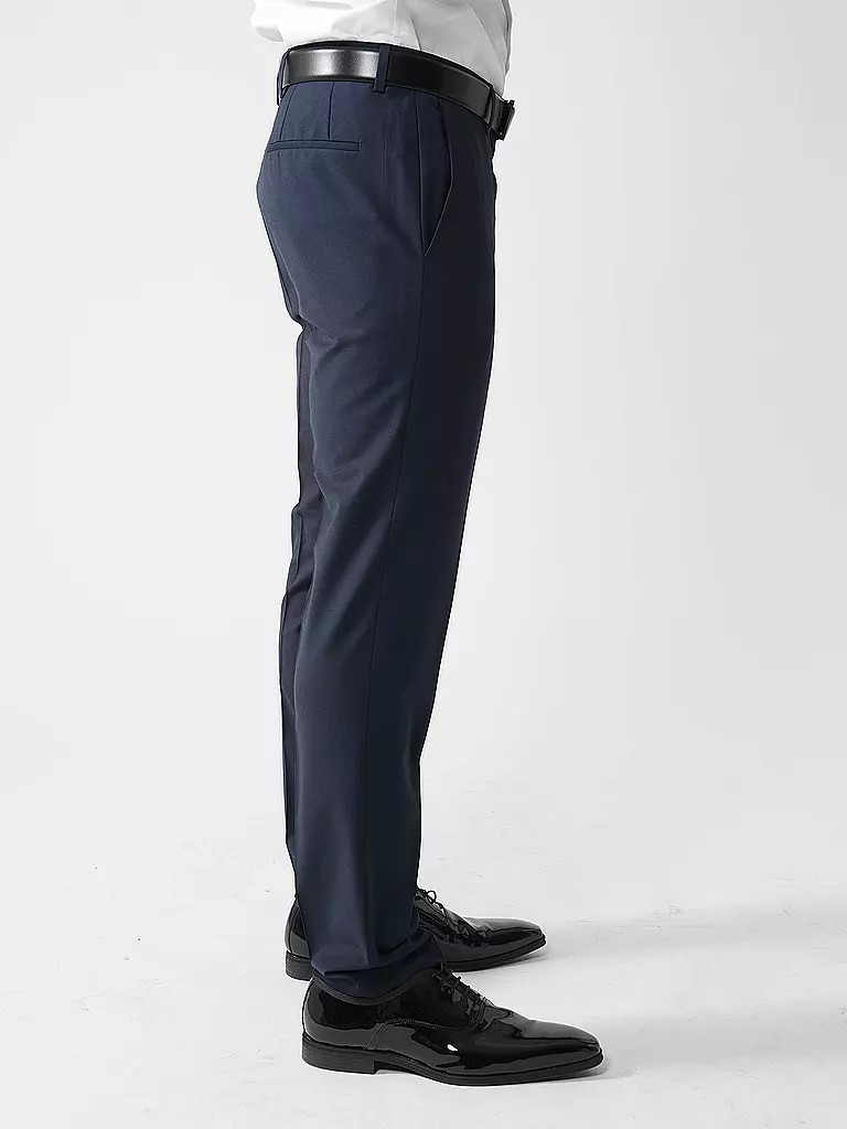 HUGO | Pantaloni da abito slim fit | Blu scuro