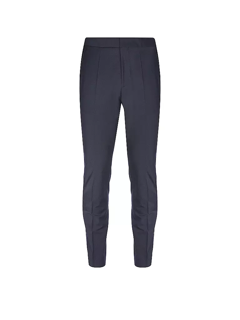 HUGO | Pantaloni da abito smoking slim fit HESTEN224E1X | Blu