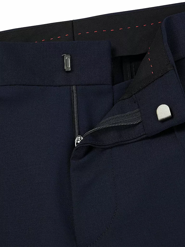 HUGO | Pantaloni da abito smoking slim fit HESTEN224E1X | Blu