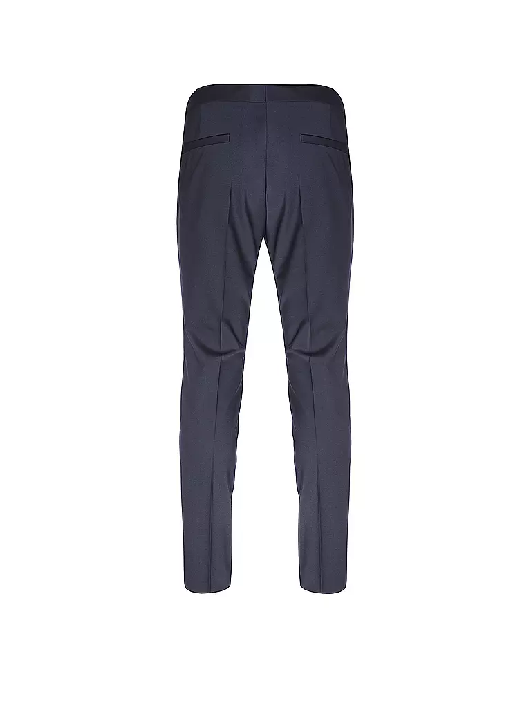 HUGO | Pantaloni da abito smoking slim fit HESTEN224E1X | Blu