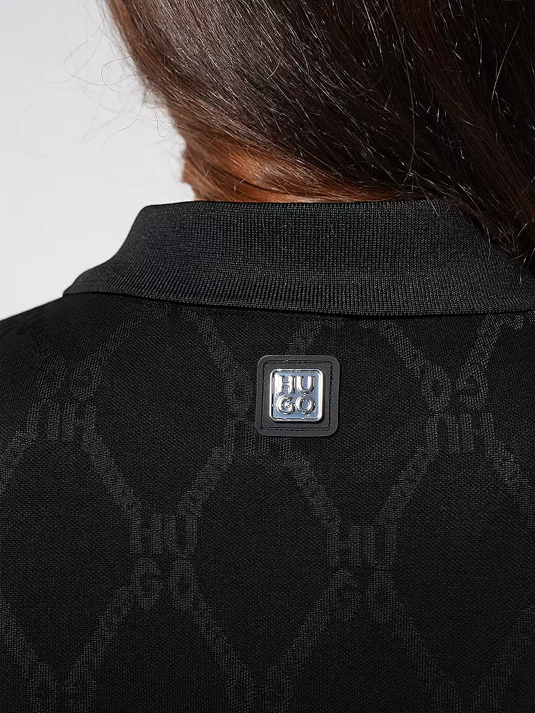 HUGO | Poloshirt DELGIUDE | Nero
