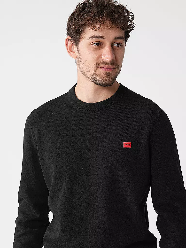 HUGO | Pullover SAN CASSIUS | Nero