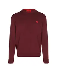 HUGO | Pullover SAN CASSIUS | Rosso scuro