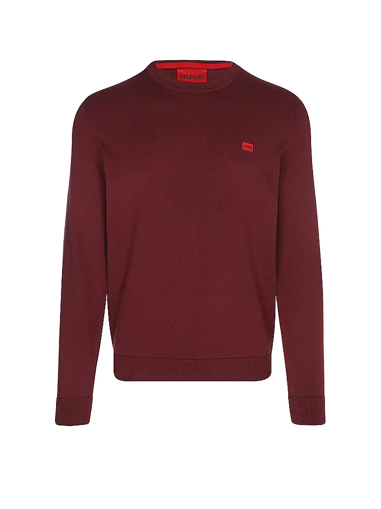 HUGO | Pullover SAN CASSIUS-C1 | Rosso scuro