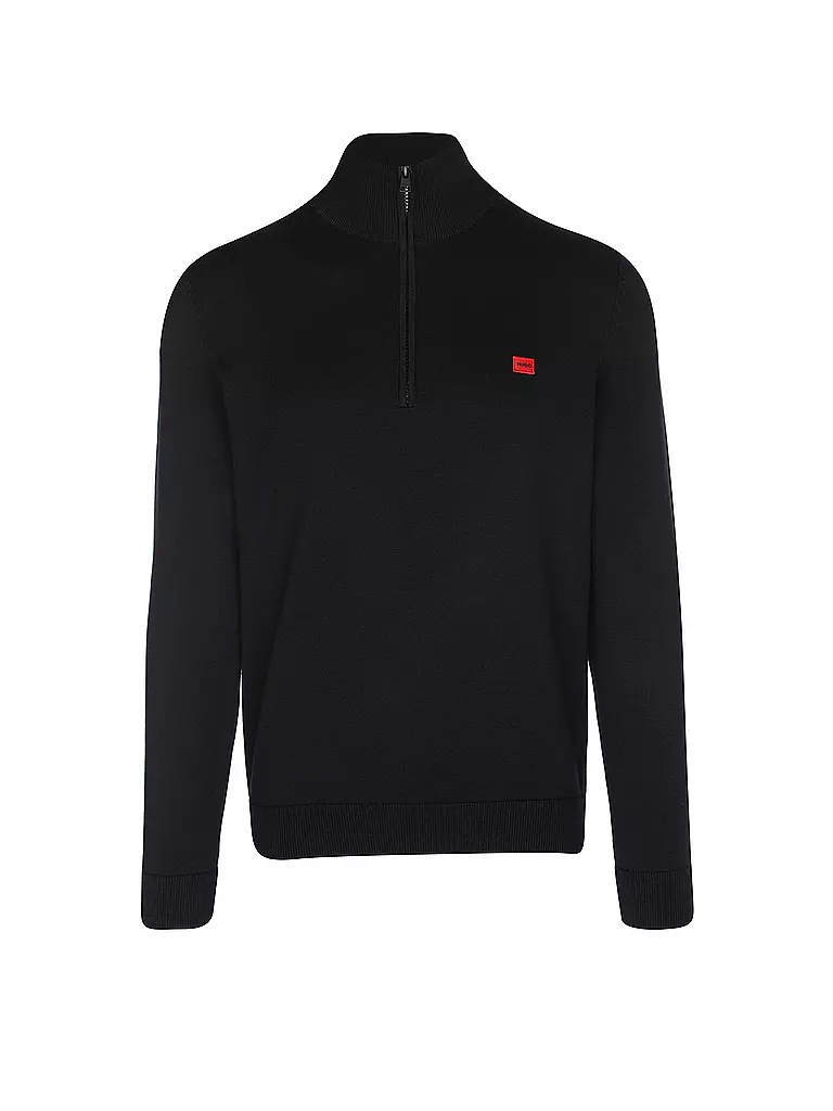 HUGO | Pullover Troyer SAN QUINTUS-C | Nero