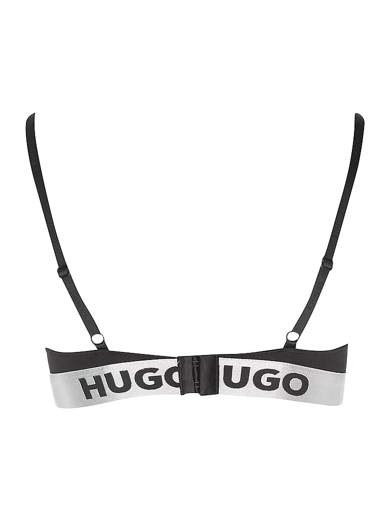 HUGO | Reggiseno imbottito senza ferretto nero | Nero