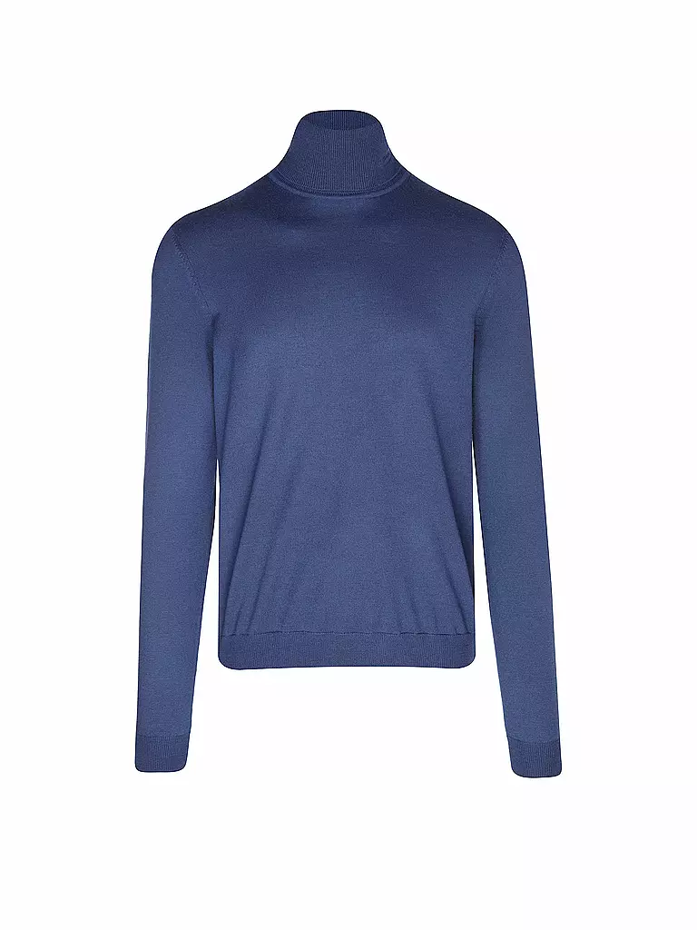 HUGO | Rollkragenpullover SAN THOMAS | Blu