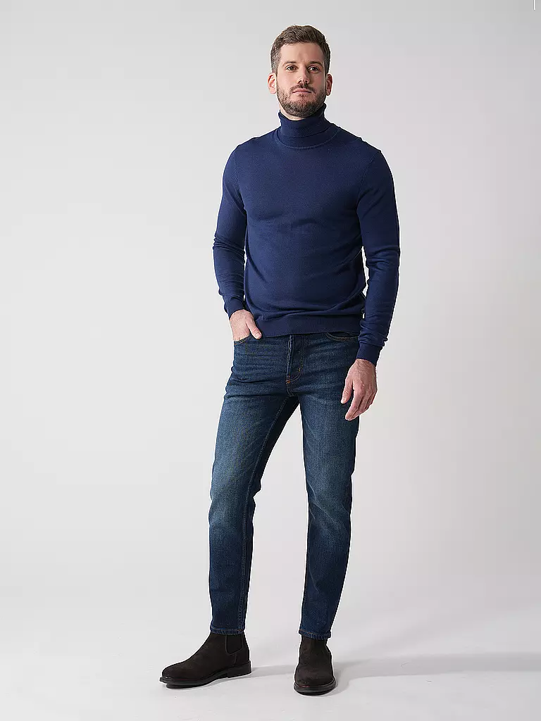 HUGO | Rollkragenpullover SAN THOMAS | Blu