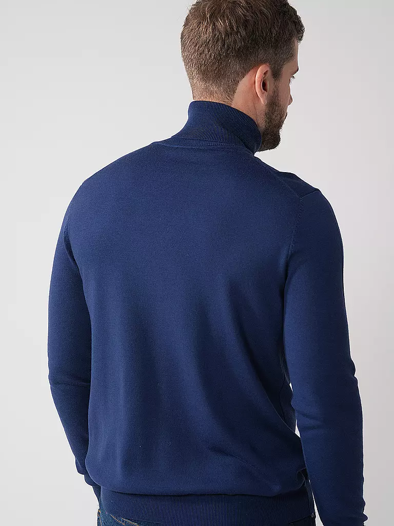HUGO | Rollkragenpullover SAN THOMAS | Blu