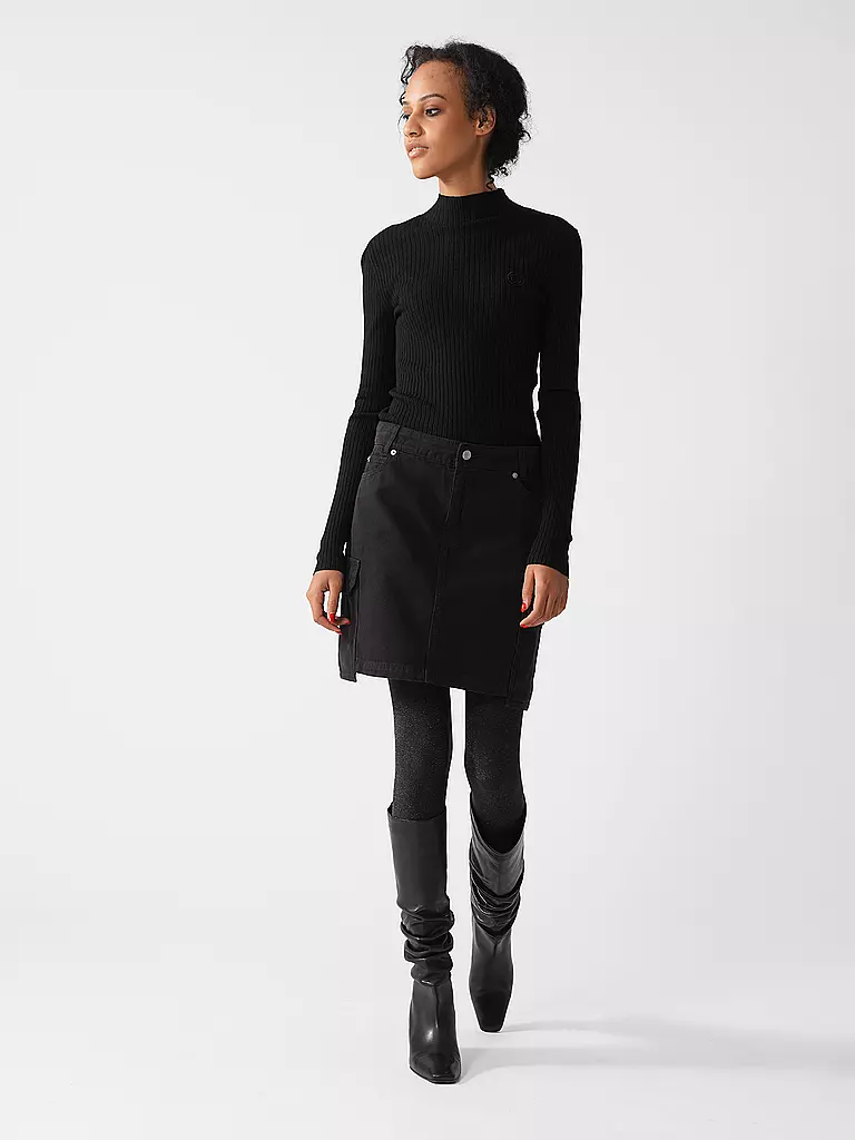 HUGO | Rollkragenpullover SARMIE B | Nero