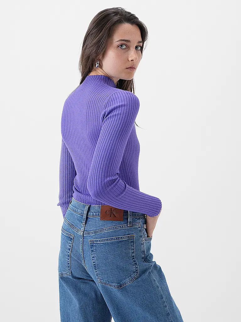 HUGO | Rollkragenpullover SARMIE_B | Lilla