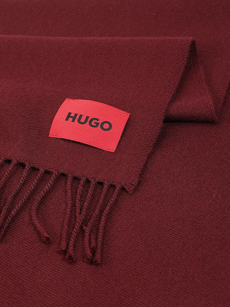 HUGO | Sciarpa JUSTER | Rosso scuro