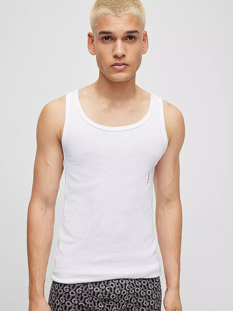 HUGO | Shirt confezione da 2 bianco | Bianco