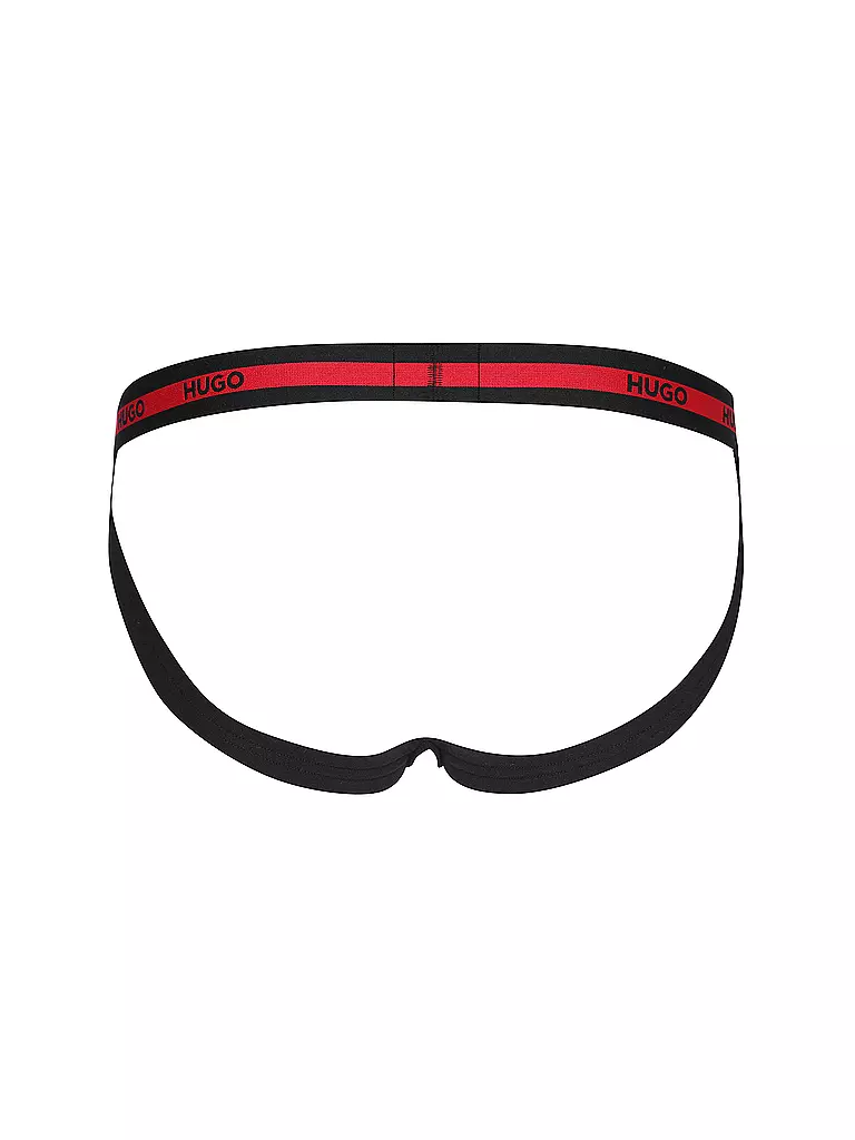 HUGO | Slip JOCKSTR confezione da 3 rosso acceso | Rosso