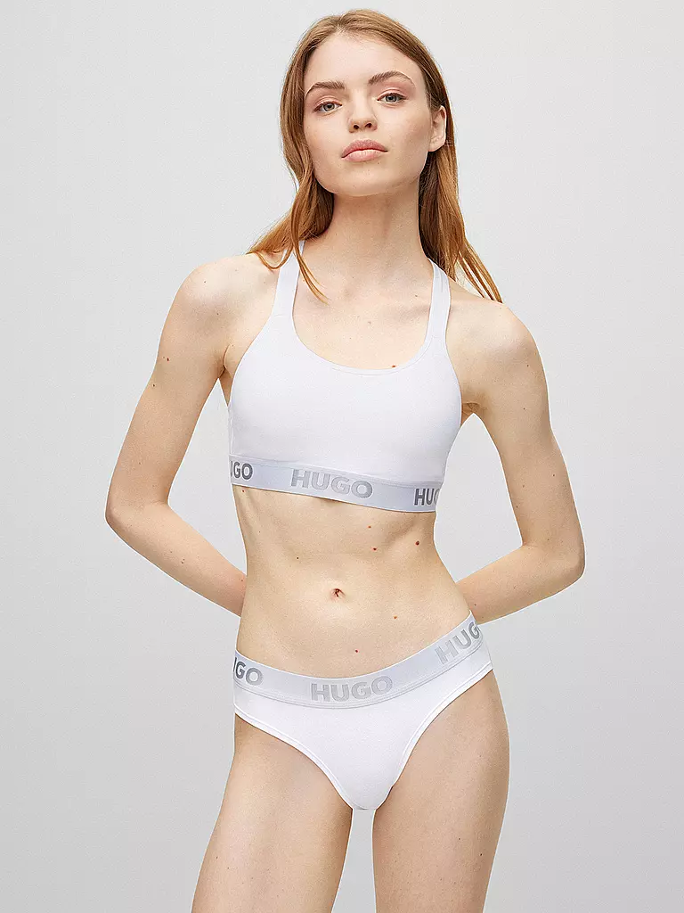 HUGO | Sport Bustier | Bianco