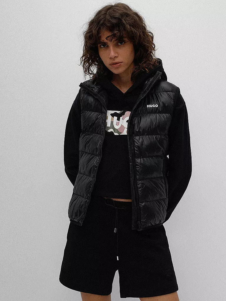 HUGO | Steppgilet FANDICIA | Nero