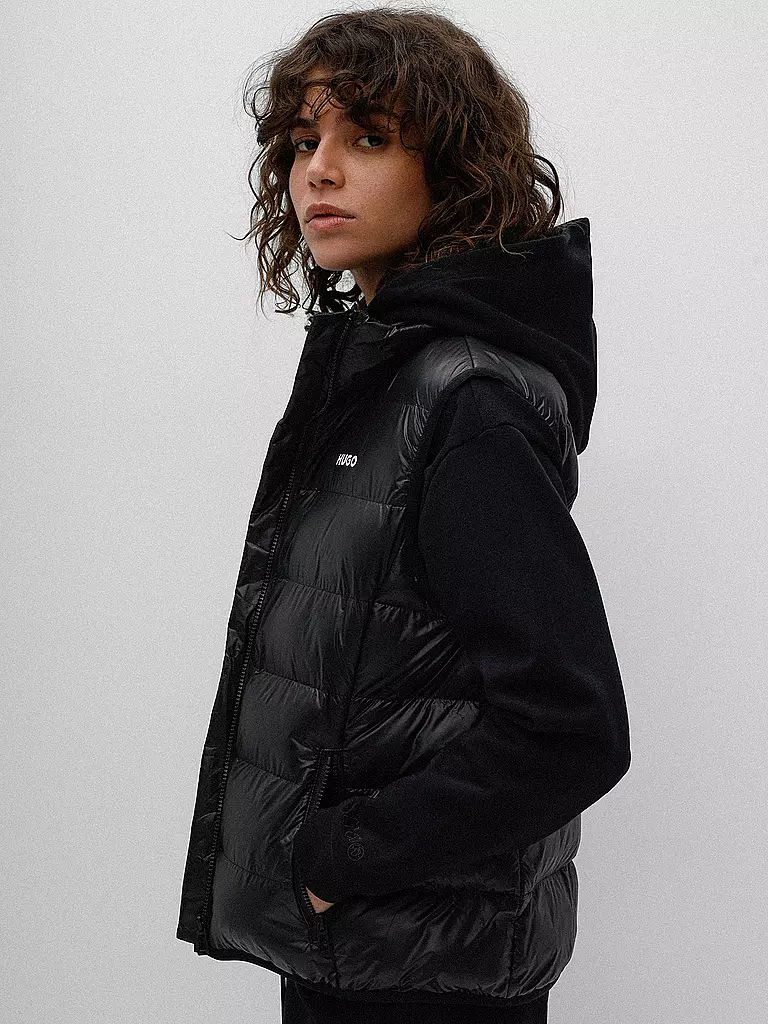 HUGO | Steppgilet FANDICIA | Nero