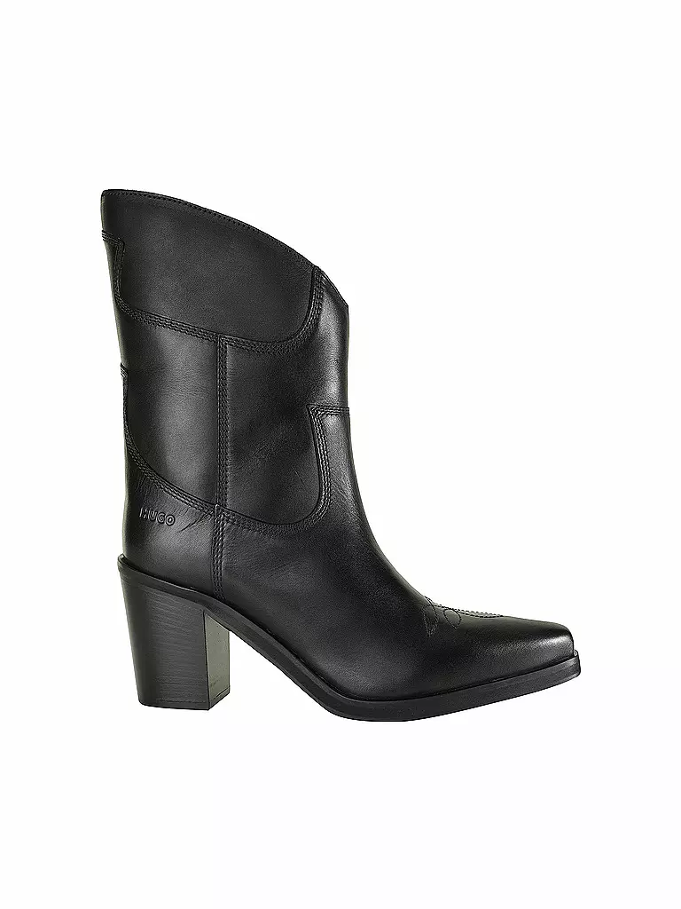 HUGO | Stiefel MILEYHEEL BOOTIE 70 | Nero