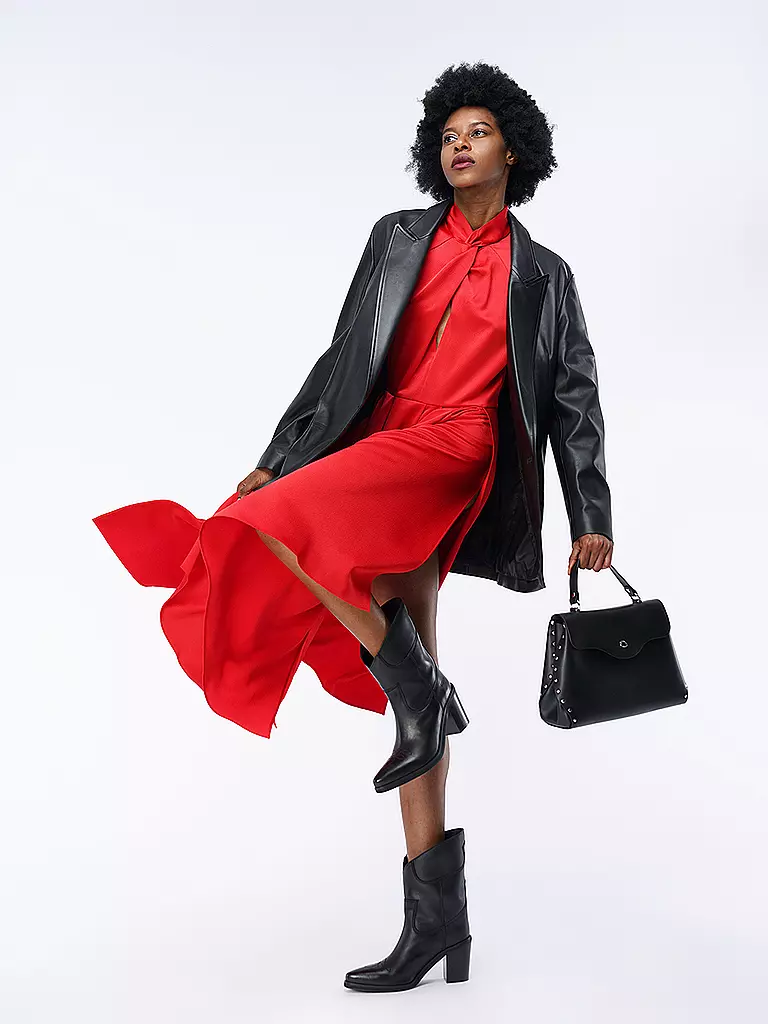 HUGO | Stiefel MILEYHEEL BOOTIE 70 | Nero