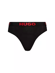 HUGO | String bianco | Nero