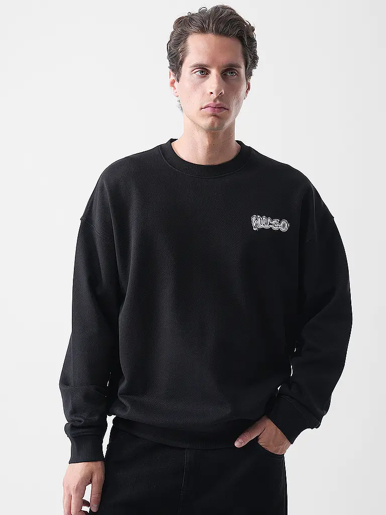 HUGO | Sweater NYROCREW | Nero