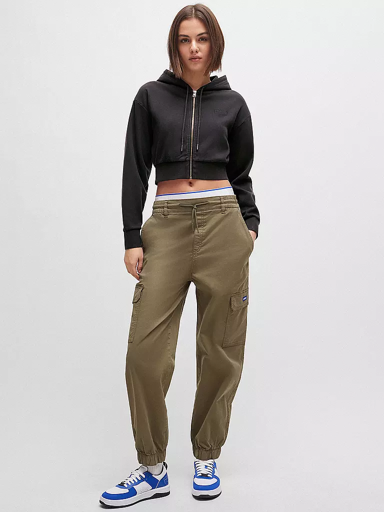 HUGO | Sweatjacke DANETI | Nero