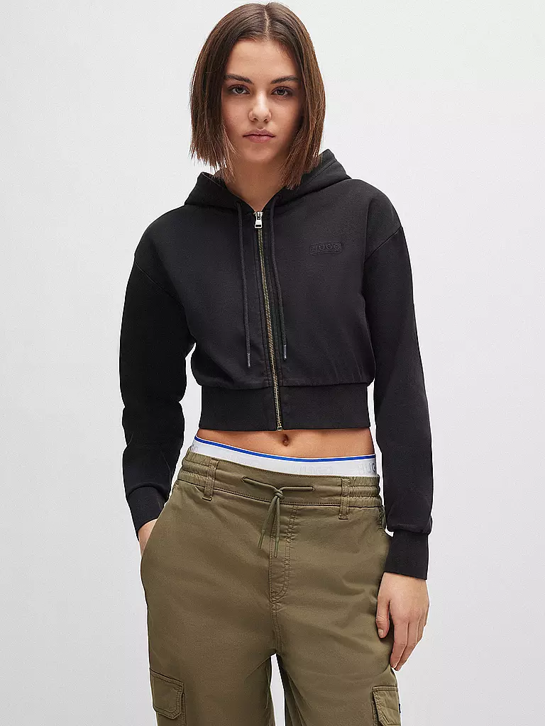 HUGO | Sweatjacke DANETI | Nero