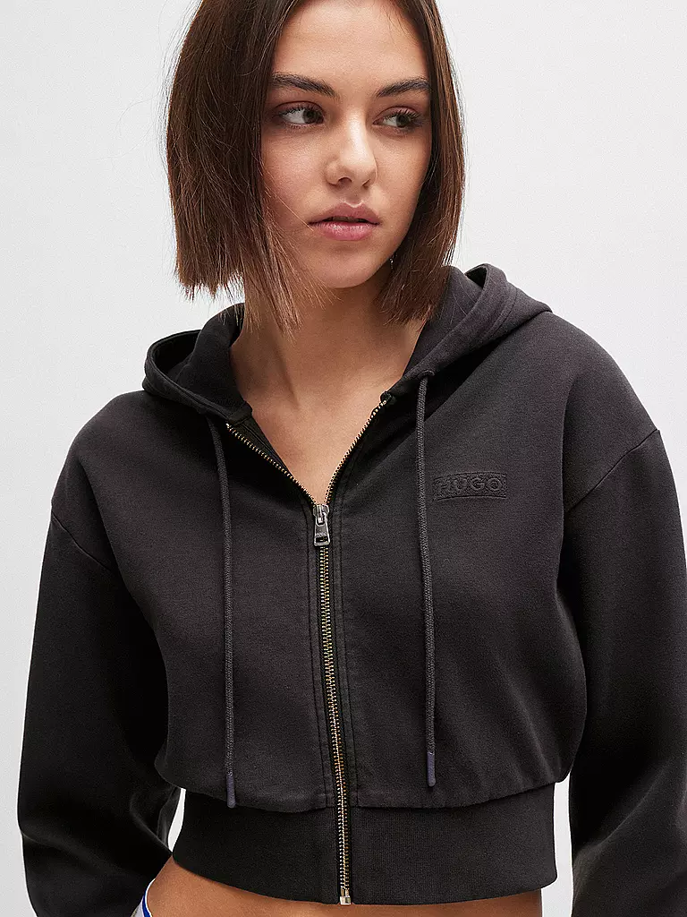 HUGO | Sweatjacke DANETI | Nero