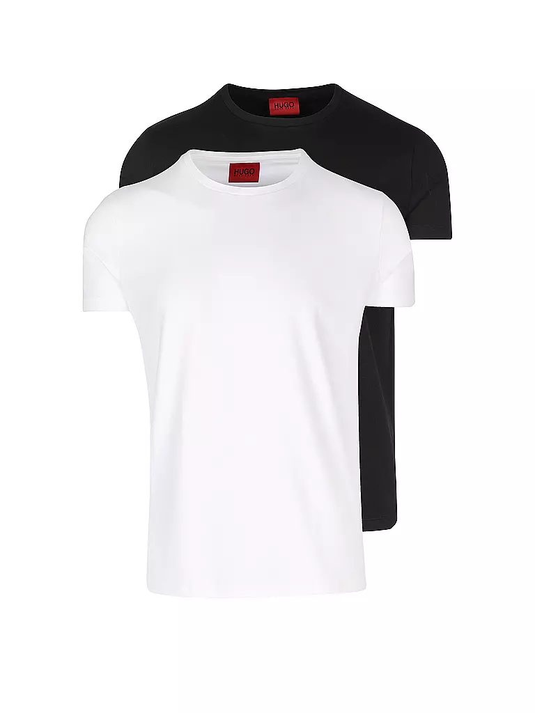 HUGO | T-shirt, confezione da 2 | Nero