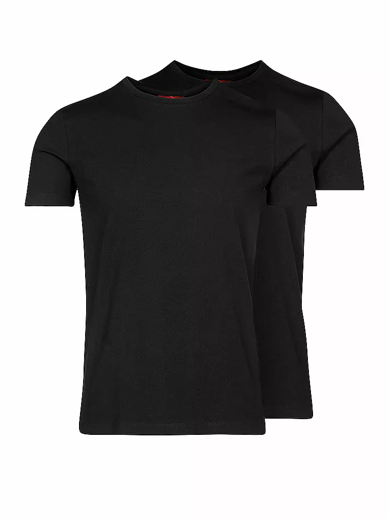 HUGO | T-shirt confezione da 2 | Nero