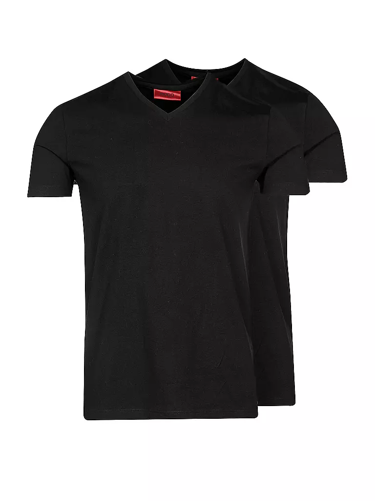 HUGO | T-shirt confezione da 2 | Nero