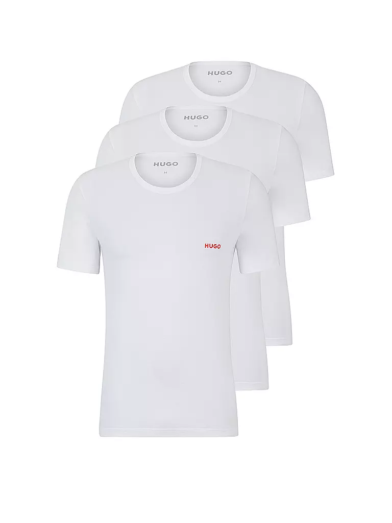 HUGO | T-shirt confezione da 3 bianco | Bianco