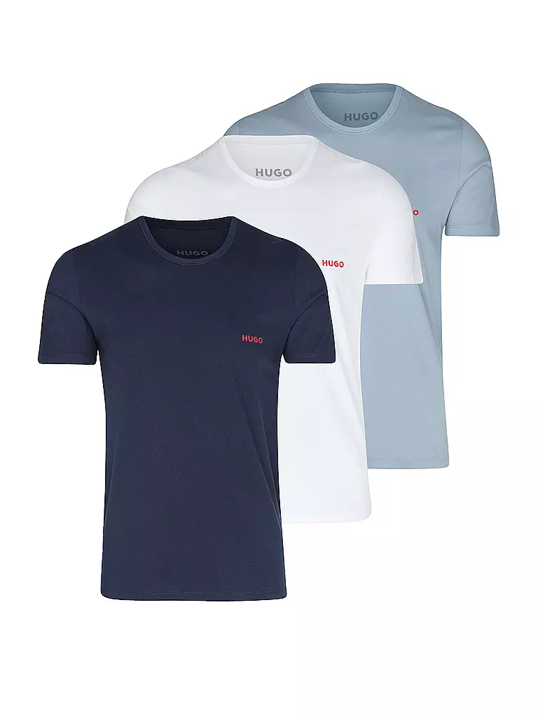 HUGO | T-shirt confezione da 3 open miscellaneous | Blu