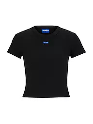 HUGO | T-shirt cropped fit | Nero