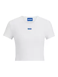 HUGO | T-shirt cropped fit | Bianco