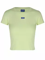 HUGO | T-shirt cropped fit | Verde chiaro