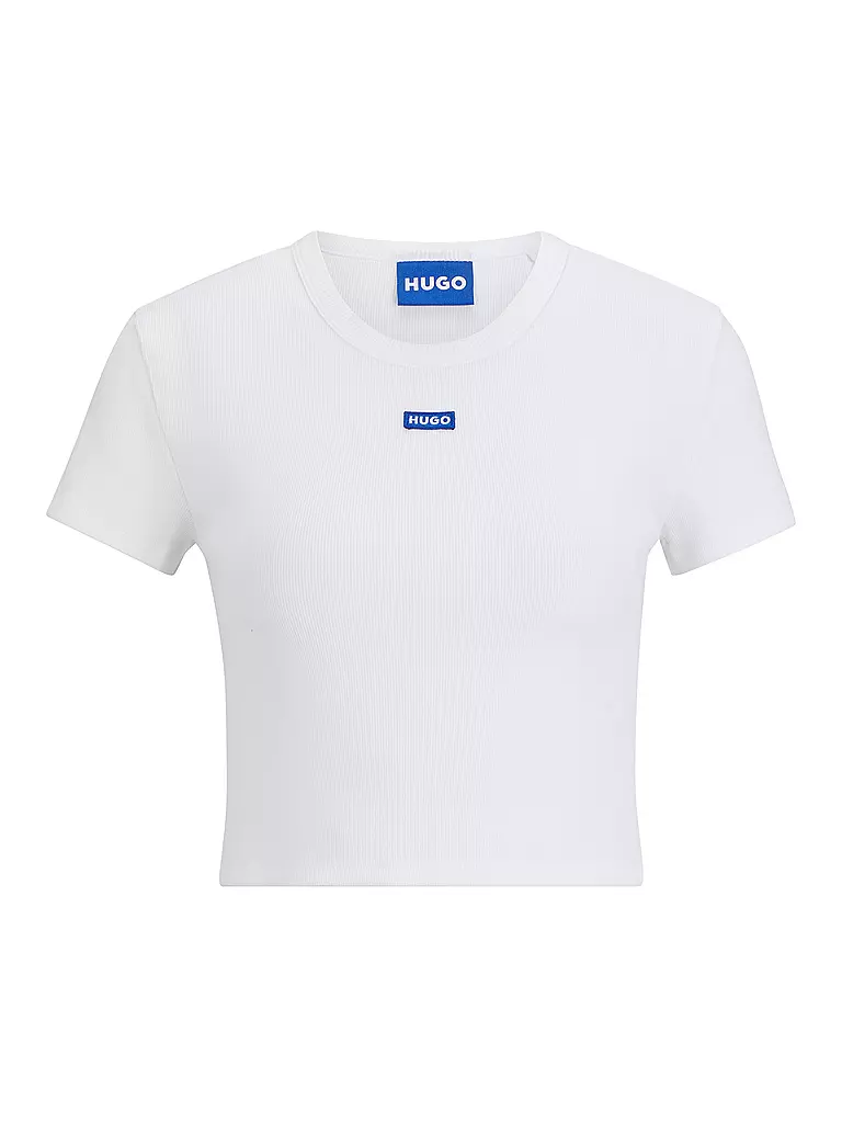 HUGO | T-Shirt Cropped Fit | Bianco