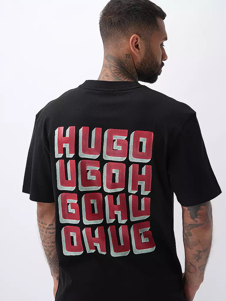 HUGO | T-shirt DIQITEE | Nero