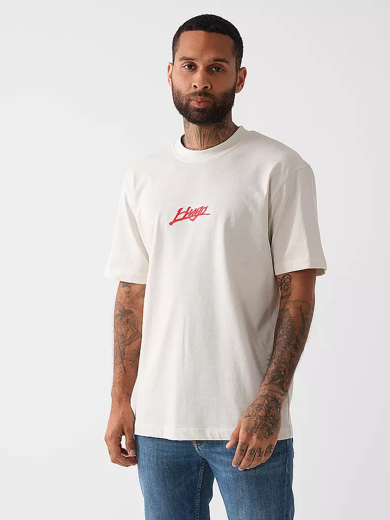 HUGO | T-Shirt DLOGOTEE | Bianco